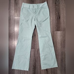 Express Size 4 Wide Leg Boot Cut Pants Slacks Trousers Seafoam Green